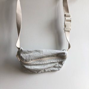 American Apparel light denim fanny pack / belt bag